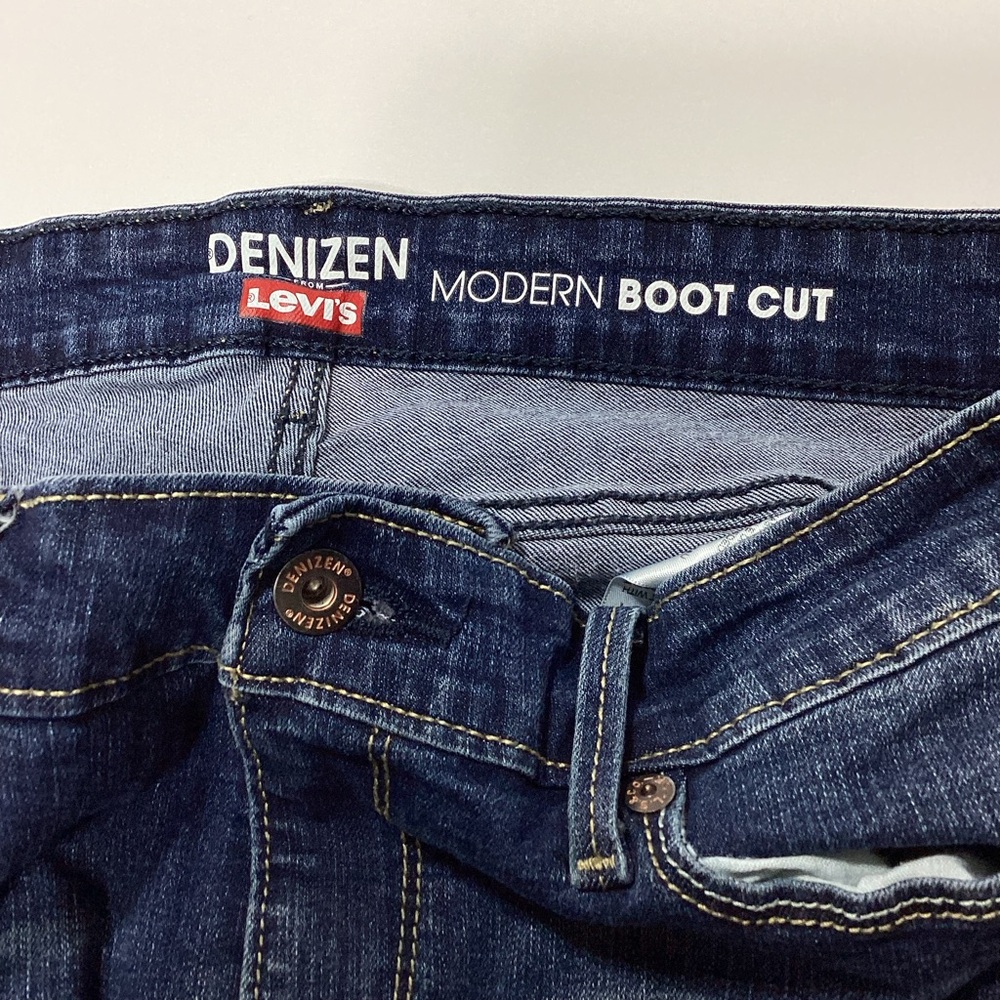 Levi’s Denizen Modern Boot Cut Jeans 10M Women’s Dark Wash - Picture 6 of 10